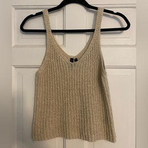 Sweater tank top